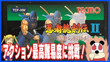 【忍者龍剣伝2】アクション業界屈指の難易度に挑戦！